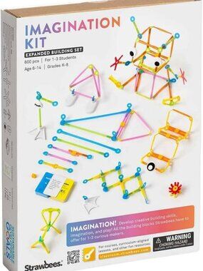 Creative Building Toys Set | Straw Connectors & Imagination Kit for Kids